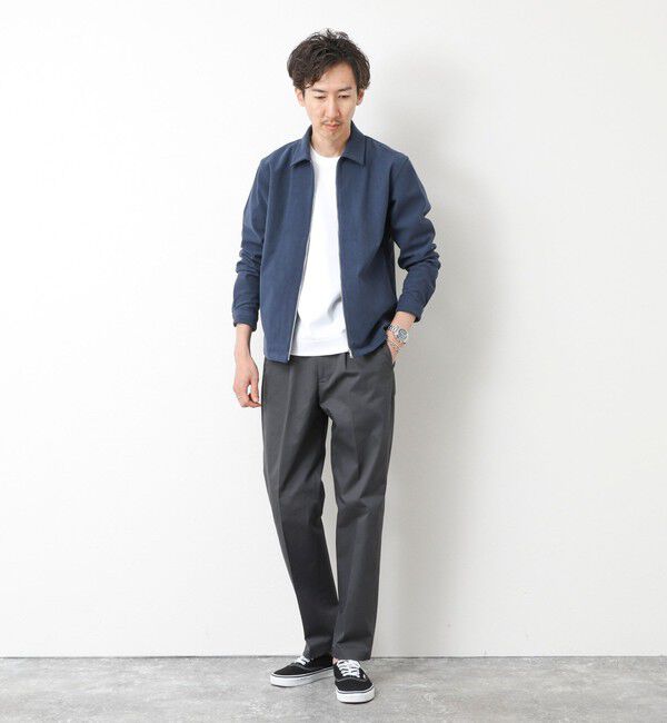 NOLLEY'S goodman「《セットアップ対応》ストレッチコーデュロイ ストレッチ ジップシャツ ブルゾン 25AW」|ブルゾン・スタジャン|