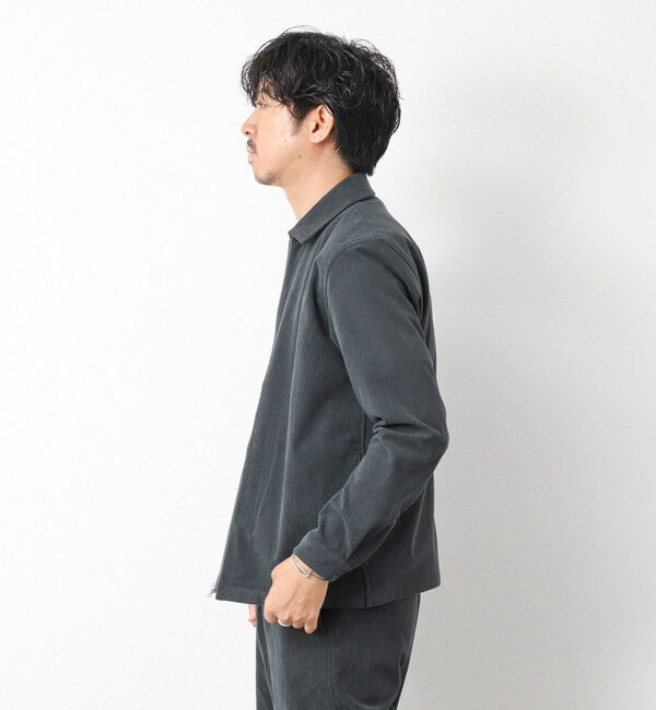 NOLLEY'S goodman「《セットアップ対応》ストレッチコーデュロイ ストレッチ ジップシャツ ブルゾン 25AW」|ブルゾン・スタジャン|