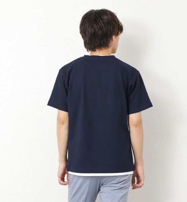 NOLLEY'S goodman「LINKS モザイク柄 レイヤードTee」|Tシャツ・カットソー|