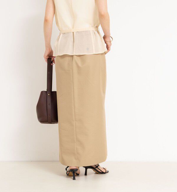 NOLLEY'S「ウォッシャブル撥水ツイルチノスカート」|スカート|