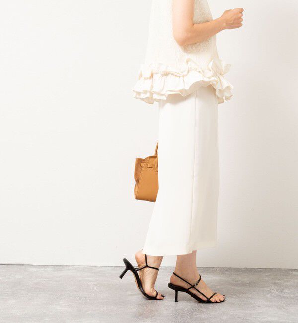 NOLLEY'S sophi「《セットアップ対応》ウォッシャブルダブルサテンイージースカート」|タイト|