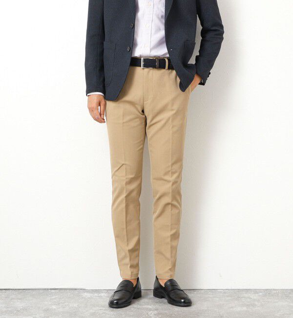 NOLLEY'S goodman「《ビジカジ対応》吸水速乾 ツイルストレッチスリムフィット 25AW」|チノ|