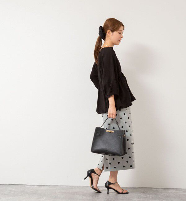 NOLLEY'S「ペプラムバルーンライトブルゾン」|ブルゾン・スタジャン|