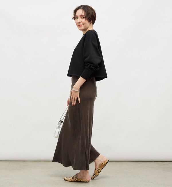 NOLLEY'S「ショート丈裏毛スウェット」|スウェット・ジャージ|