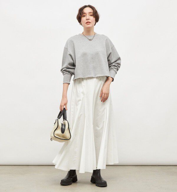 NOLLEY'S「ショート丈裏毛スウェット」|スウェット・ジャージ|