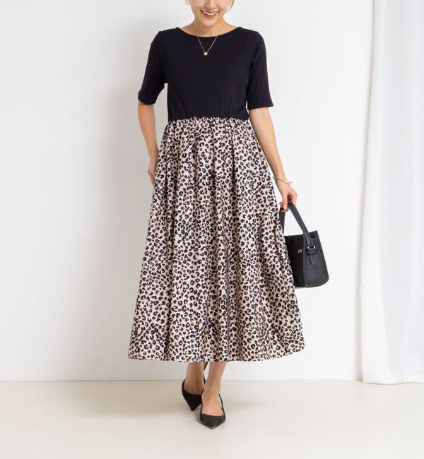 NOLLEY'S sophi「ウォッシャブルカット&times;タフタドッキングワンピース」|ワンピース|