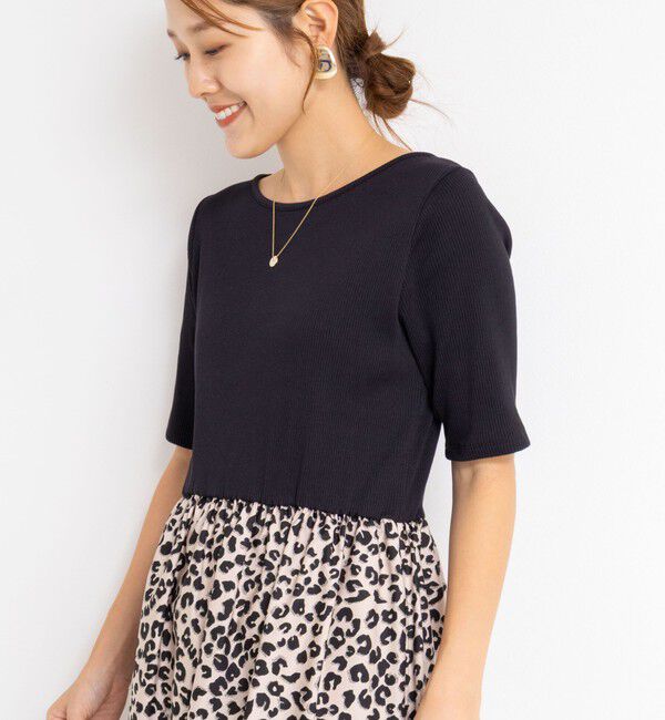 NOLLEY'S sophi「ウォッシャブルカット&times;タフタドッキングワンピース」|ワンピース|