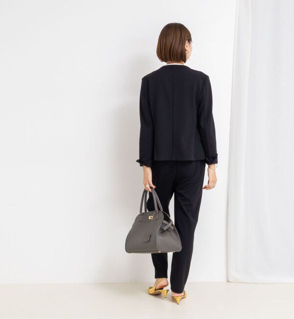 NOLLEY'S sophi「《セットアップ対応》ウォッシャブルカットジョーゼットテーパードパンツ」|その他|