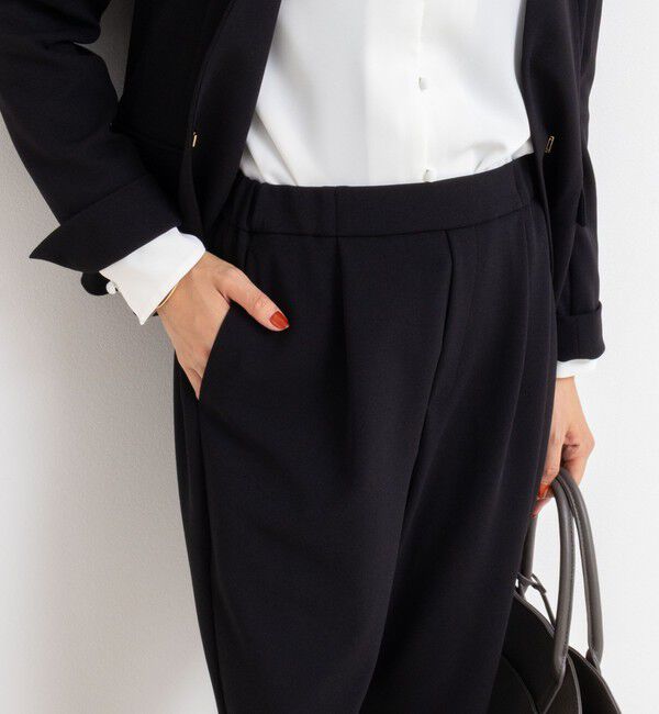 NOLLEY'S sophi「《セットアップ対応》ウォッシャブルカットジョーゼットテーパードパンツ」|その他|