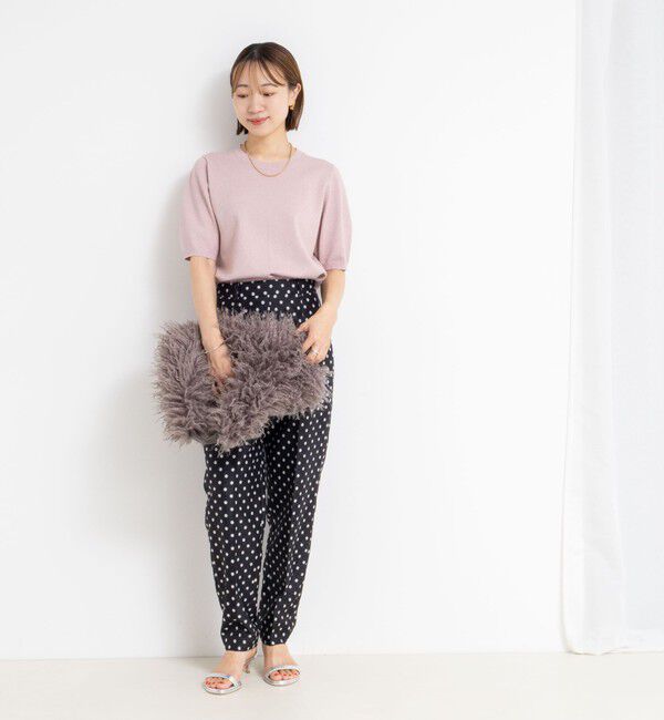 NOLLEY'S sophi「バックパールラメプルオーバー」|ニット・セーター|