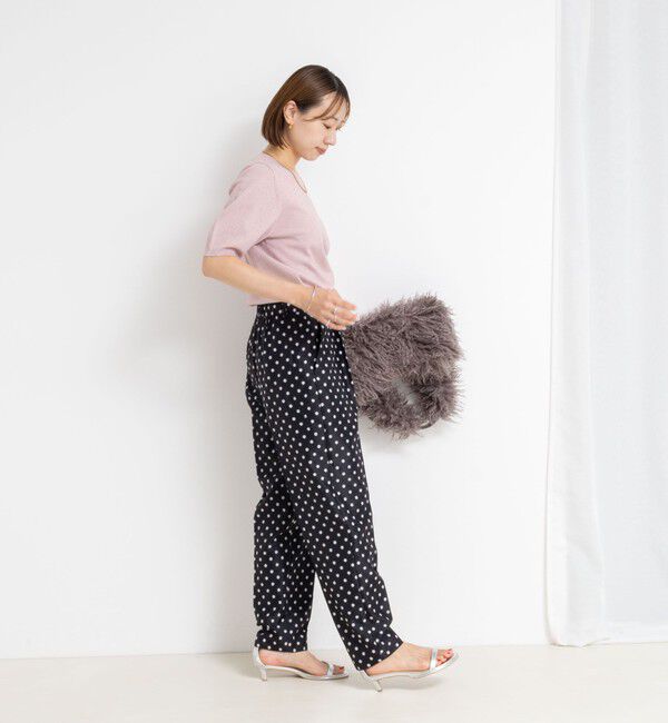 NOLLEY'S sophi「バックパールラメプルオーバー」|ニット・セーター|