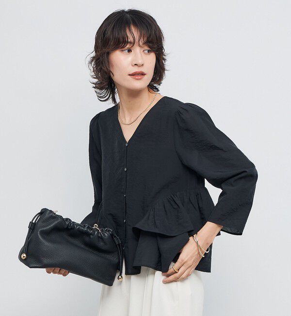 NOLLEY'S sophi「ウォッシャブルオーガンジーティアードブラウス」|シャツ・ブラウス|