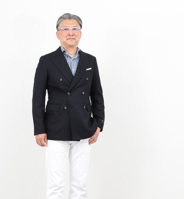 NOLLEY'S goodman「《ビジカジ対応》尾州 WOOL W JACKET 25AW」|テーラードジャケット|