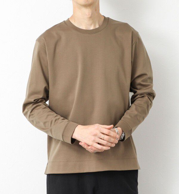 NOLLEY'S goodman「《ビジカジ対応》超長綿ハイゲージシルケット ポンチドレスCN ロンT 25AW」|Tシャツ・カットソー|