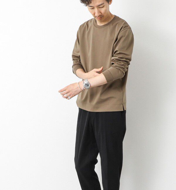 NOLLEY'S goodman「《ビジカジ対応》超長綿ハイゲージシルケット ポンチドレスCN ロンT 25AW」|Tシャツ・カットソー|