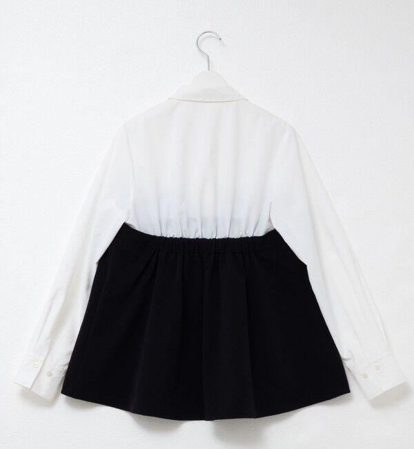 NOLLEY'S「《セットアップ対応》ウォッシャブルビスチェ風切替シャツ」|シャツ・ブラウス|