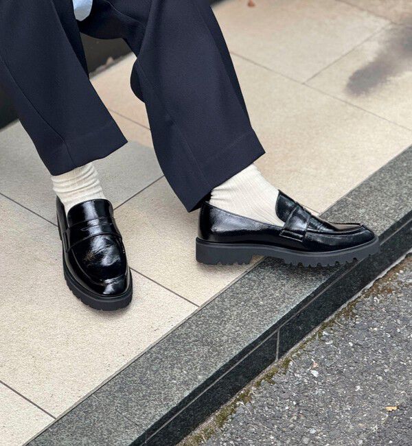 NOLLEY'S「ワッシャーエナメルタンクローファー」|ビジネス・ドレスシューズ|