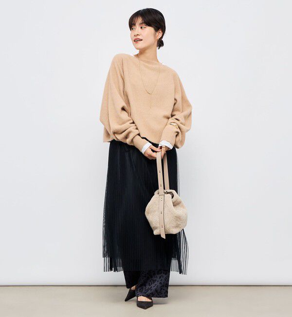 Rie Miller「ウォッシャブルチュールキャミワンピース」|ワンピース|