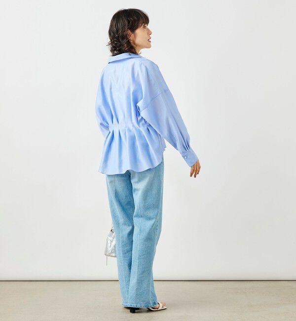 NOLLEY'S「ウォッシャブルパール釦スキッパータックブラウス」|シャツ・ブラウス|