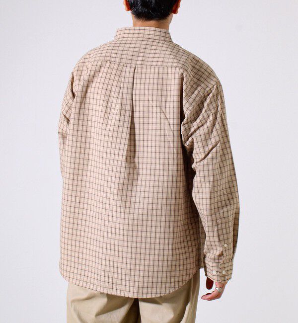 GLOSTER「【シャツ＋Tシャツの2点セット】TC平織 小柄チェックアンサンブル」|シャツ・ブラウス|