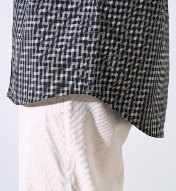 GLOSTER「【シャツ＋Tシャツの2点セット】TC平織 小柄チェックアンサンブル」|シャツ・ブラウス|