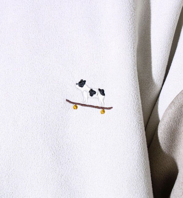 GLOSTER「【新配色で再登場】フレブルスエード バイカラーパーカー」|パーカー|