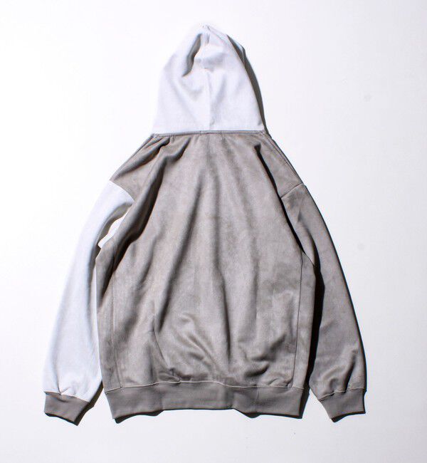 GLOSTER「【新配色で再登場】フレブルスエード バイカラーパーカー」|パーカー|