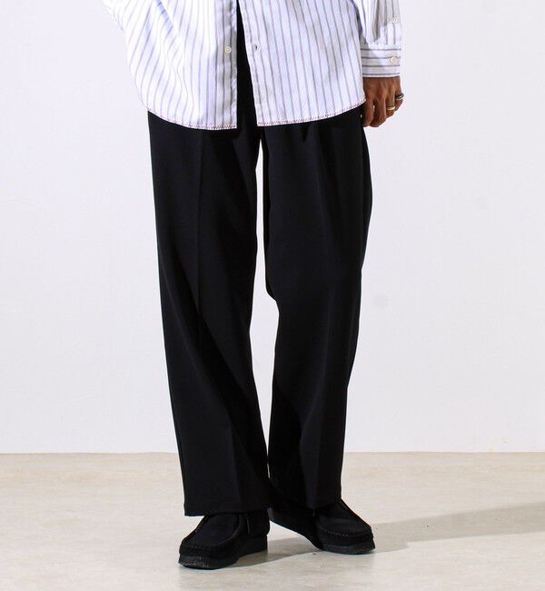 GLOSTER「【細すぎず太すぎない絶妙バランス】TRストレッチ ミディアムストレートパンツ」|チノ|