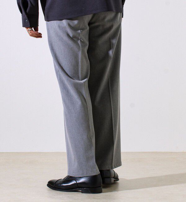 GLOSTER「【細すぎず太すぎない絶妙バランス】TRストレッチ ミディアムストレートパンツ」|チノ|