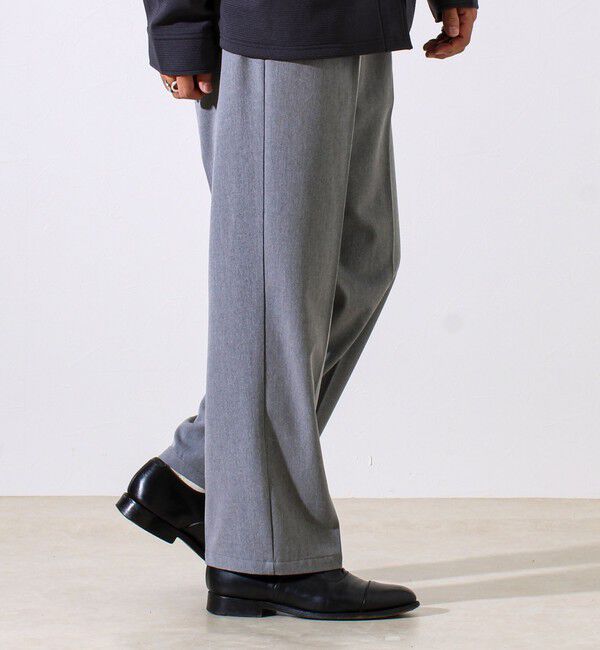 GLOSTER「【細すぎず太すぎない絶妙バランス】TRストレッチ ミディアムストレートパンツ」|チノ|