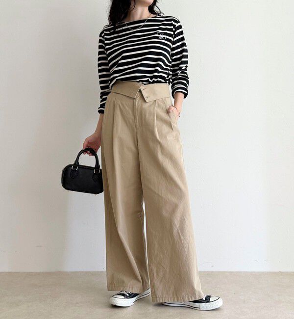 fredy emue「コンパクトボーダーロンTシャツ」|Tシャツ・カットソー|