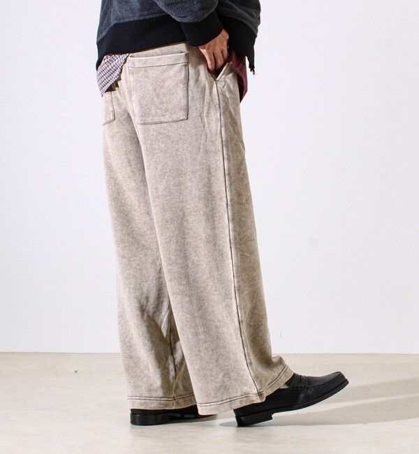 GLOSTER「【トレンド感あるルーズフィット】スノーウォッシュ スウェットパンツ」|その他|