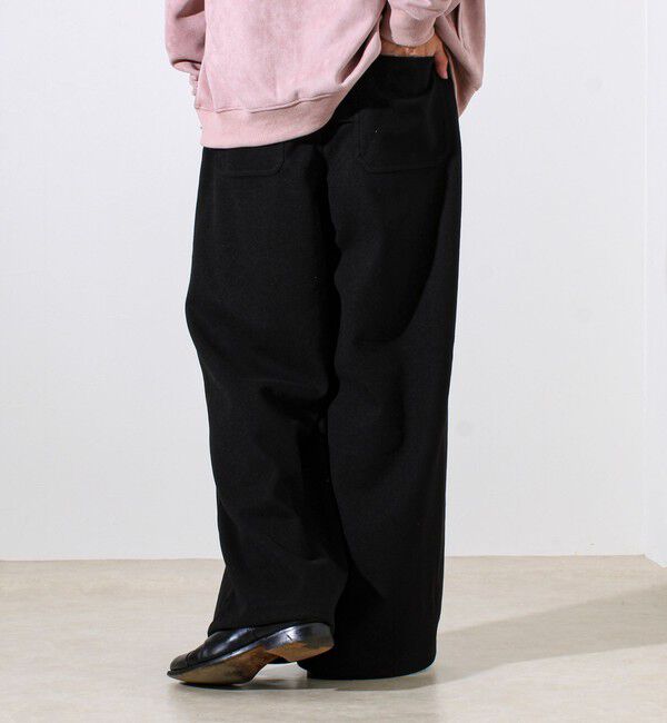 GLOSTER「【GEVACO/ゲバコ】ウールライクイージーパンツ」|チノ|