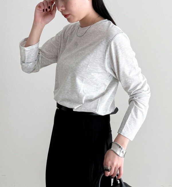 fredy emue「センターFR刺繍ロンTシャツ」|Tシャツ・カットソー|