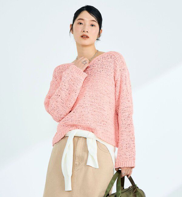 fredy emue「テープヤーンニットプルオーバー」|ニット・セーター|