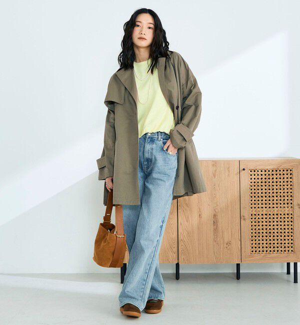 fredy emue「ミドル丈オーバートレンチコート」|トレンチコート|