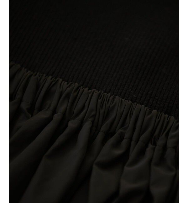 VIS「【前後2WAY】ニットドッキングワンピース【洗える】」|ワンピース|