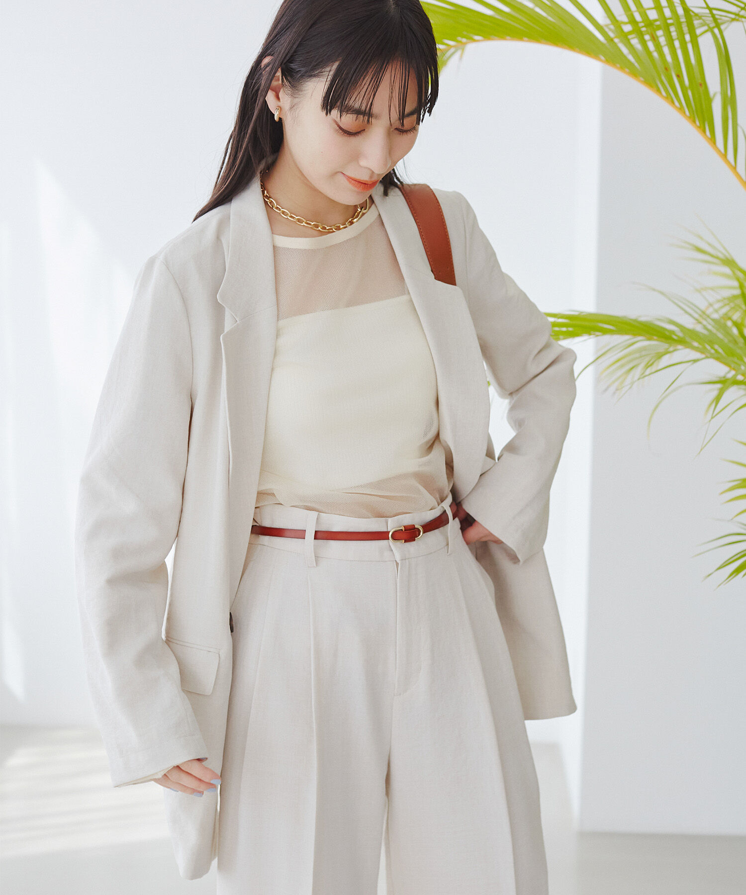 VIS「美easyテーラードジャケット【洗える】」|テーラードジャケット|