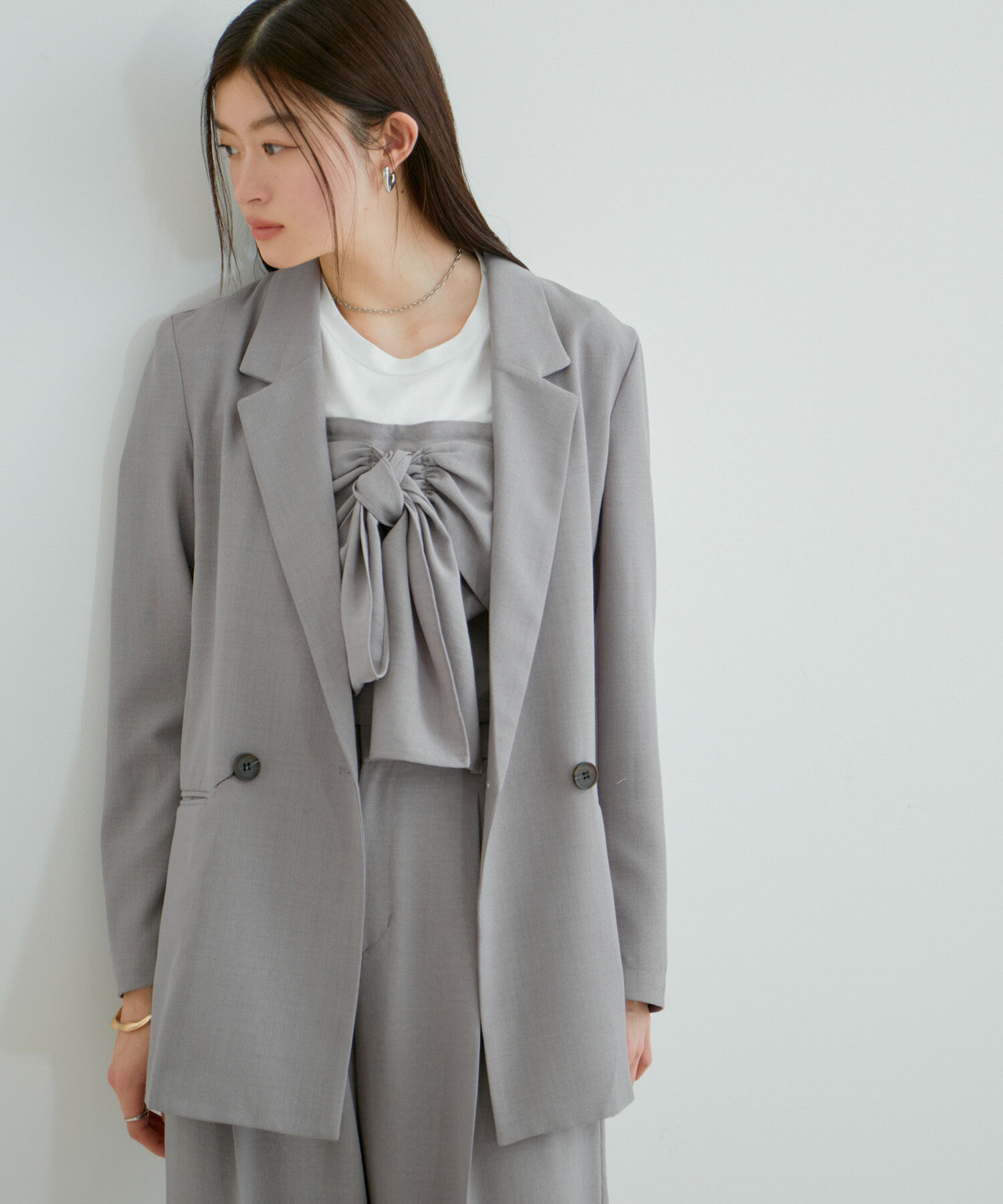 VIS「美easyテーラードジャケット【洗える】」|テーラードジャケット|