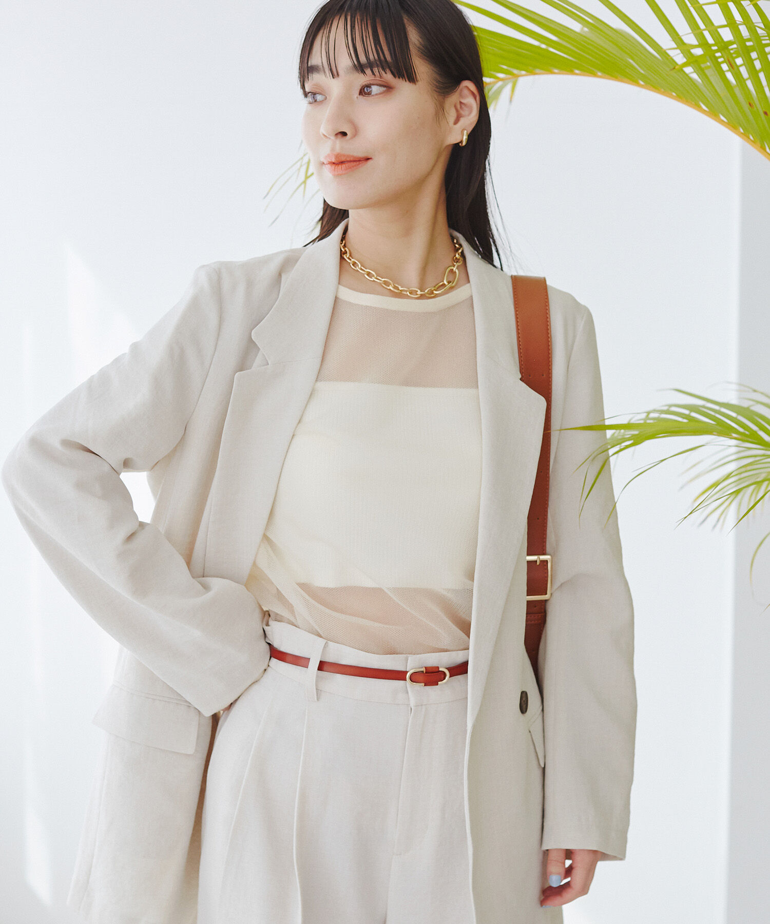 VIS「美easyテーラードジャケット【洗える】」|テーラードジャケット|