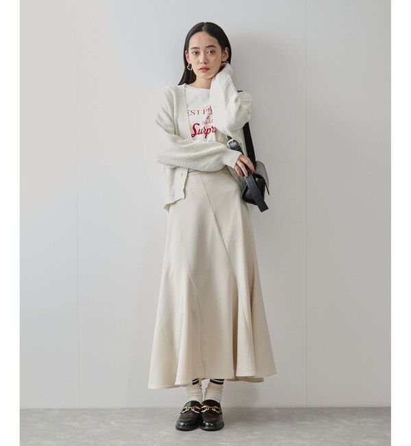 VIS「エスカルゴ切替マーメイドスカート」|スカート|