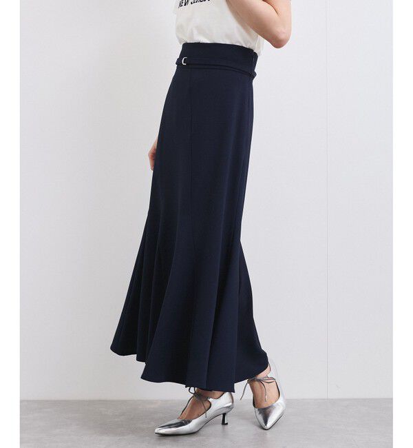 VIS「エスカルゴ切替マーメイドスカート」|スカート|