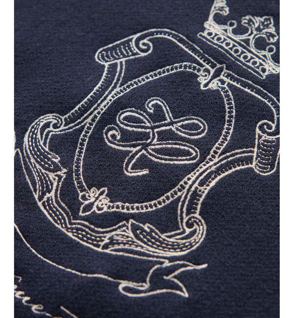 Rope&rsquo;Picnic「スウェットライク刺繍ニットプルオーバー/リンクコーデ」|ニット・セーター|