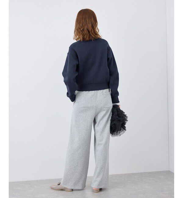 Rope&rsquo;Picnic「スウェットライク刺繍ニットプルオーバー/リンクコーデ」|ニット・セーター|