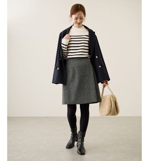 Rope&rsquo;Picnic「アンチピリングプチハイネックニット/リンクコーデ」|ニット・セーター|