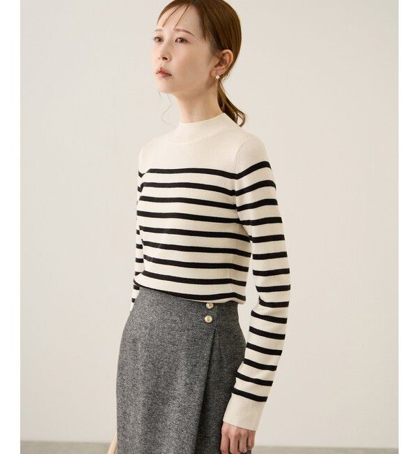 Rope&rsquo;Picnic「アンチピリングプチハイネックニット/リンクコーデ」|ニット・セーター|