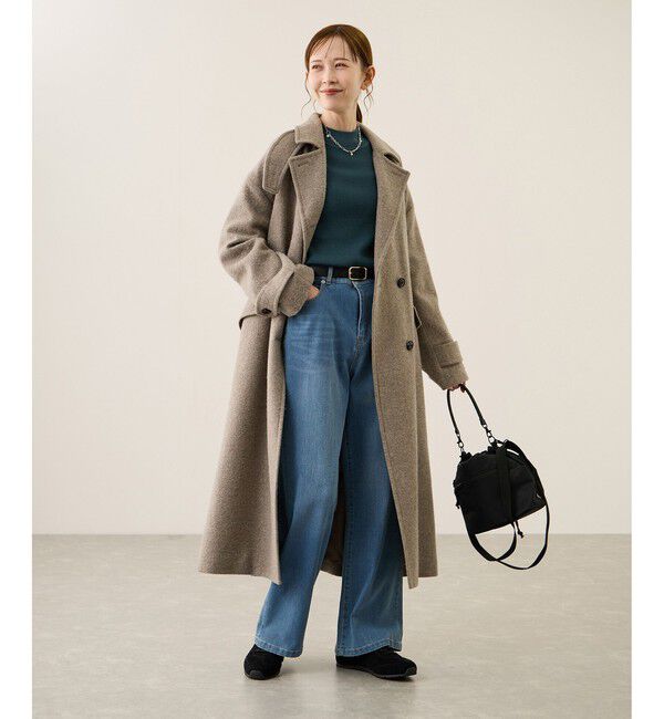 Rope&rsquo;Picnic「アンチピリングプチハイネックニット/リンクコーデ」|ニット・セーター|