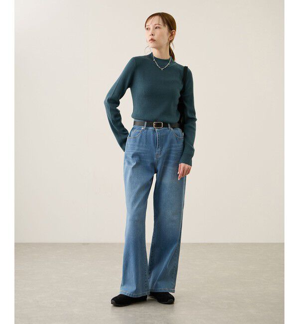 Rope&rsquo;Picnic「アンチピリングプチハイネックニット/リンクコーデ」|ニット・セーター|