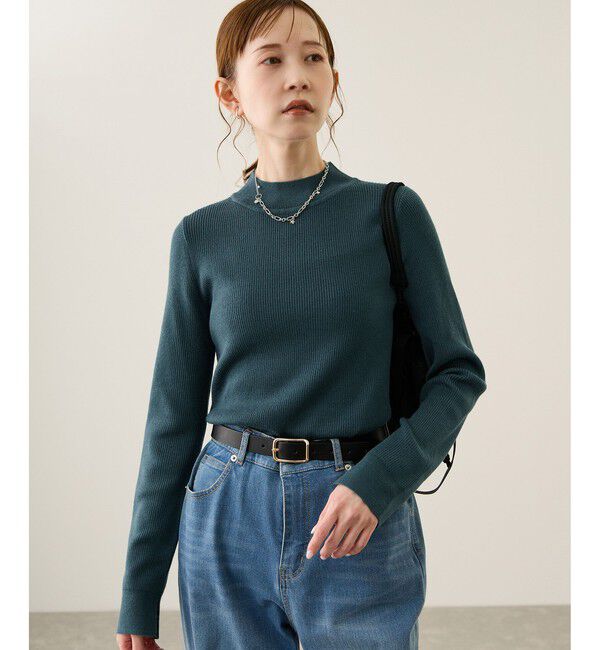 Rope&rsquo;Picnic「アンチピリングプチハイネックニット/リンクコーデ」|ニット・セーター|