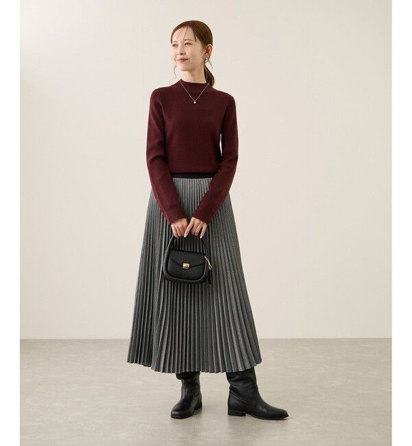 Rope&rsquo;Picnic「アンチピリングプチハイネックニット/リンクコーデ」|ニット・セーター|